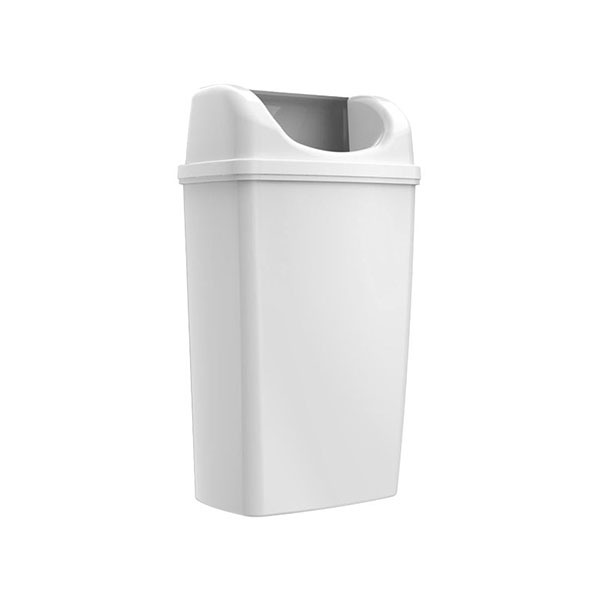 Duvara Monte Çöp Kovası 50 Lt. Beyaz