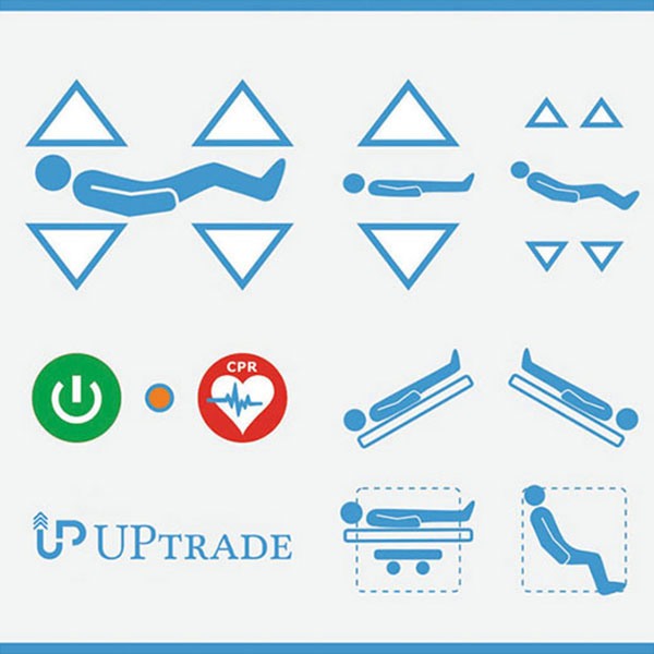 4 MOTORLU YOĞUN BAKIM HASTA KARYOLASI