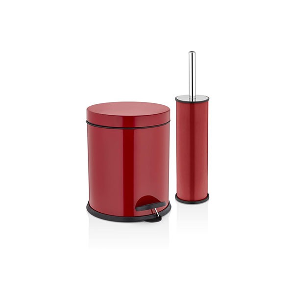 Pedallı Paslanmaz Çöp Kovası 3 Litre 2’li Set